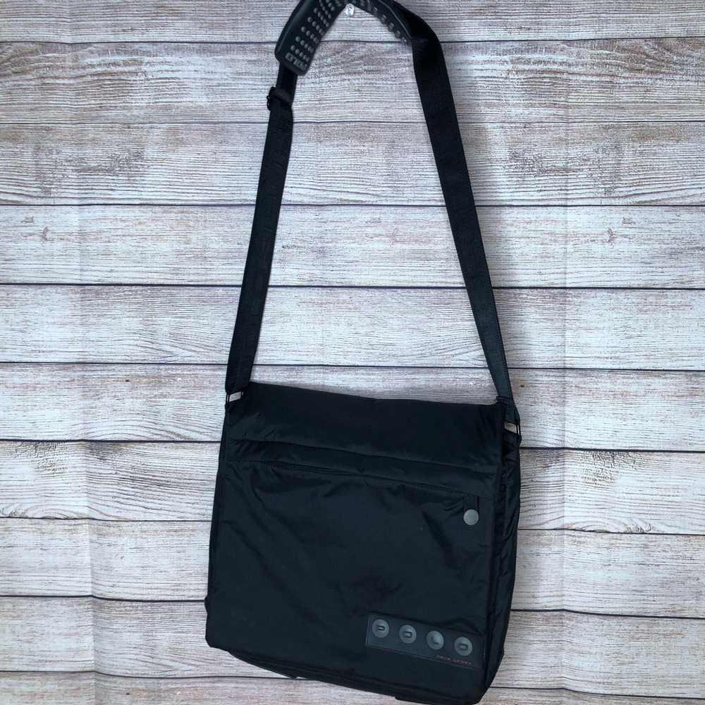 VGT Ralph Lauren Black Polo Sport Crossbody Bag‎